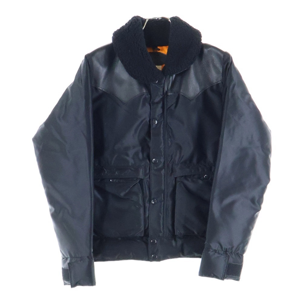 ROCKY MOUNTAIN(ロッキーマウンテン) ×PORTER BEAMS別注 ポーター ジップアップ ナイロン フライトジャケット ブラック 450-492-65