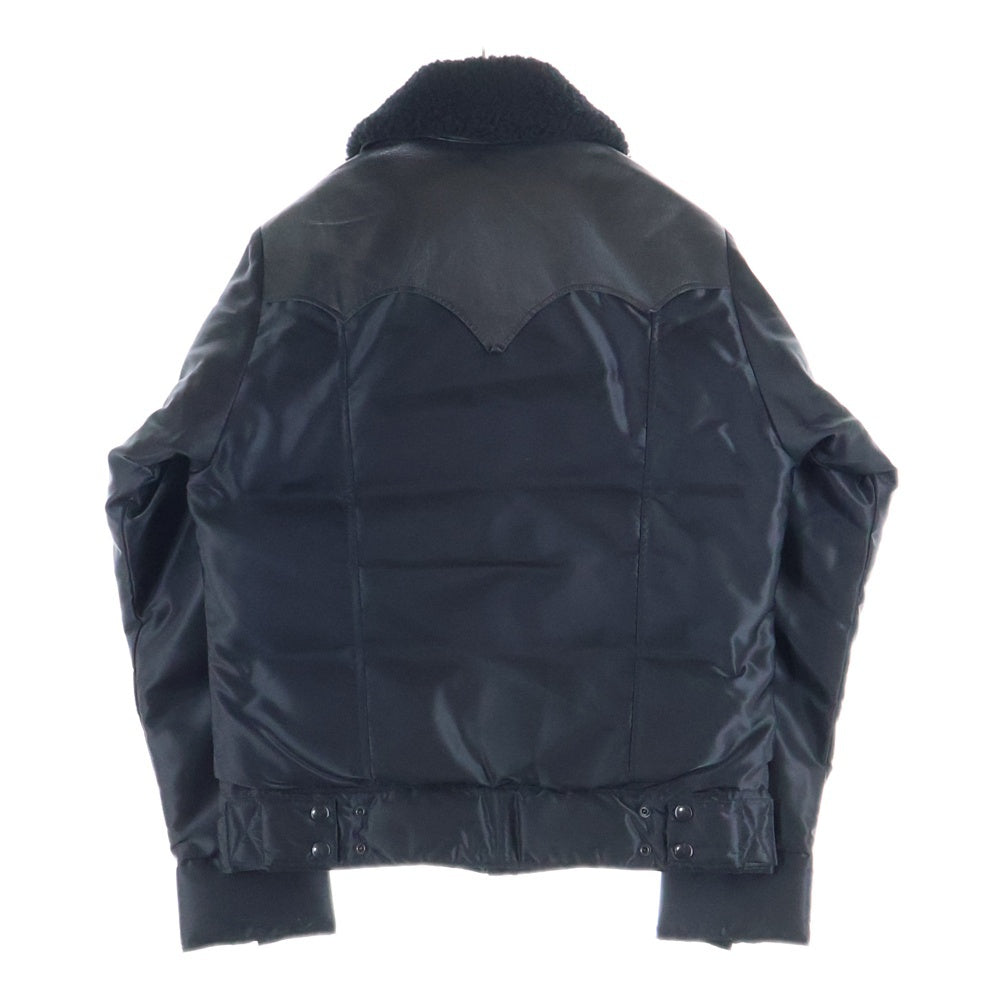 ROCKY MOUNTAIN(ロッキーマウンテン) ×PORTER BEAMS別注 ポーター ジップアップ ナイロン フライトジャケット ブラック 450-492-65