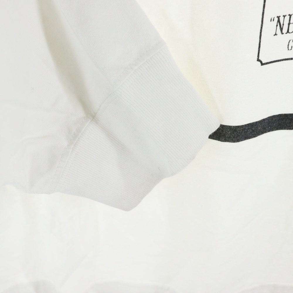 NEIGHBORHOOD(ネイバーフッド) 17SS SRL/C-TEE フロントプリント クルーネック 長袖Tシャツ カットソー ホワイト 171PCNH-ST14S