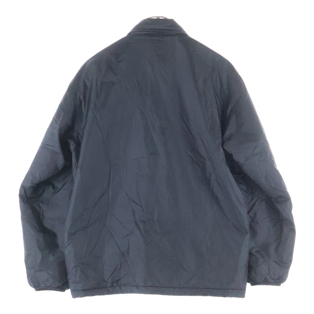 The Ennoy Professional(エンノイプロフェッショナル) 21AW フロントロゴ ナイロン コーチジャケット ブラック AW21BRENJK02LV