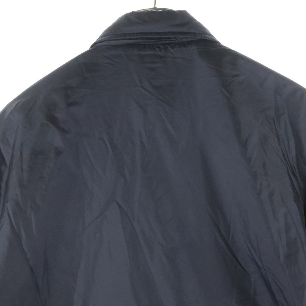 The Ennoy Professional(エンノイプロフェッショナル) 21AW フロントロゴ ナイロン コーチジャケット ブラック AW21BRENJK02LV