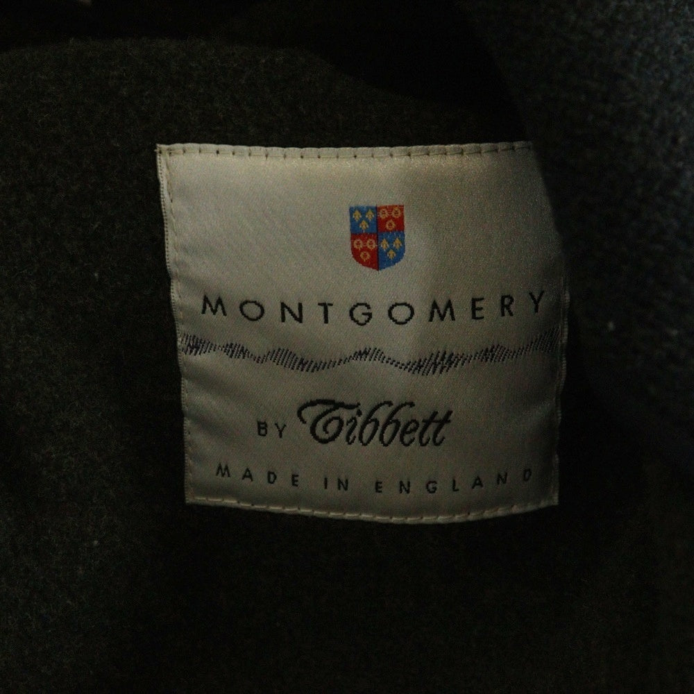 MONTGOMERY WARD(モンゴメリーワード) イングランド製 ウール ステンカラーコート グリーン