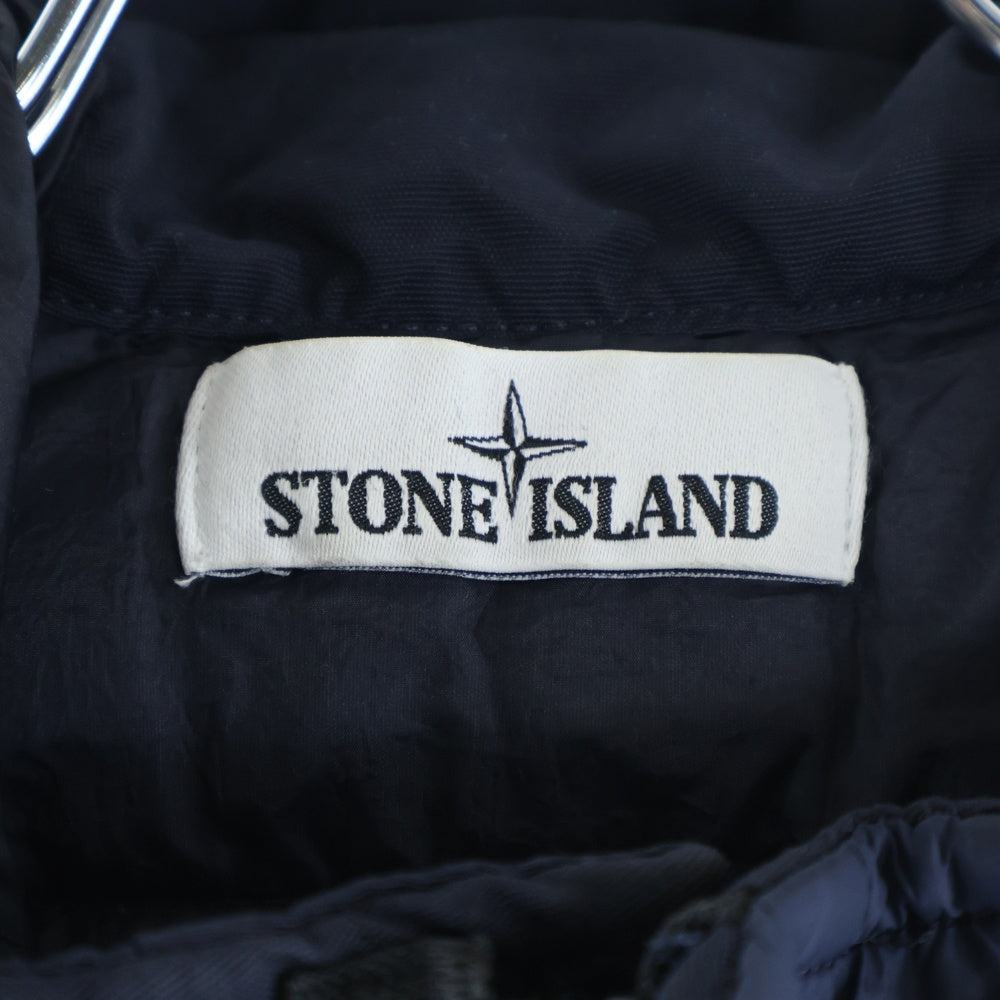 STONE ISLAND(ストーンアイランド) GARMENT DYED ガーメントダイ ジップアップナイロンダウンジャケット ネイビー 671540223