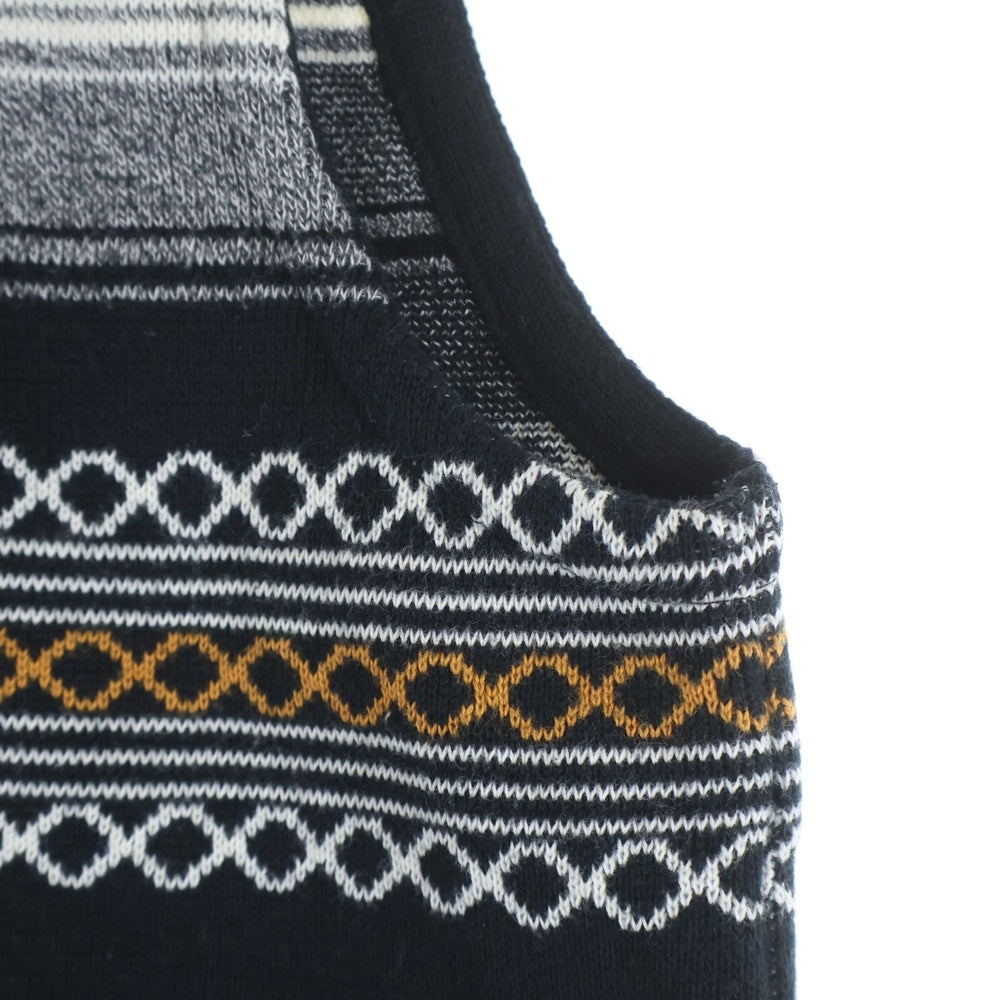NO BRAND(ノーブランド) WESTRIDE CYCLE TOGS ウエストライド ボーダー柄 ベスト マルチカラー