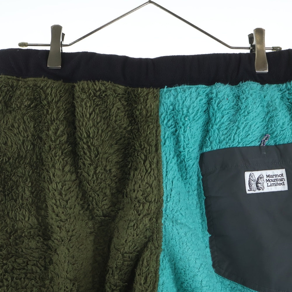 NO BRAND(ノーブランド) Marmot モーマット カラーブロック フリースショーツ ハーフパンツ マルチカラー MJP-F5063