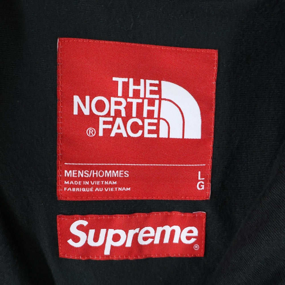 SUPREME(シュプリーム) 18AW × THE NORTH FACE Leather Mountain Jacket NF0A3VJ8 ザノースフェイス レザーマウンテンジャケット ブルー/ブラック