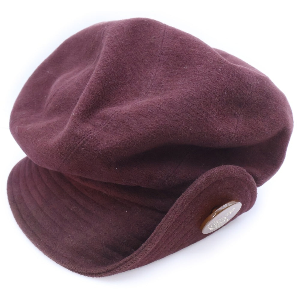 ヴィヴィアンウエストウッド キャスケット 帽子 ウール 黒