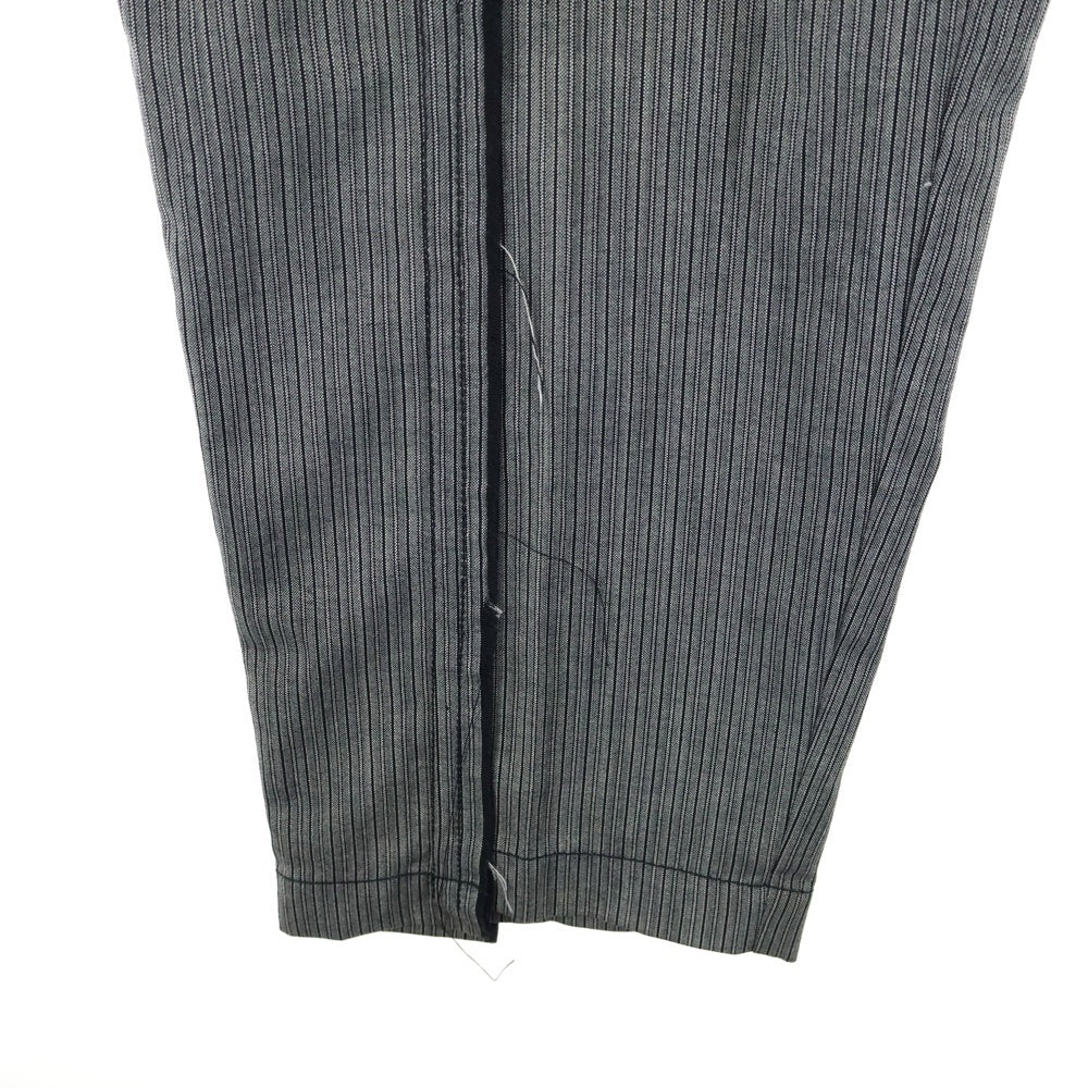COMME des GARCONS SHIRT(コムデギャルソンシャツ) ウールコールストライプ ジップフライ ストレートパンツ ブラック