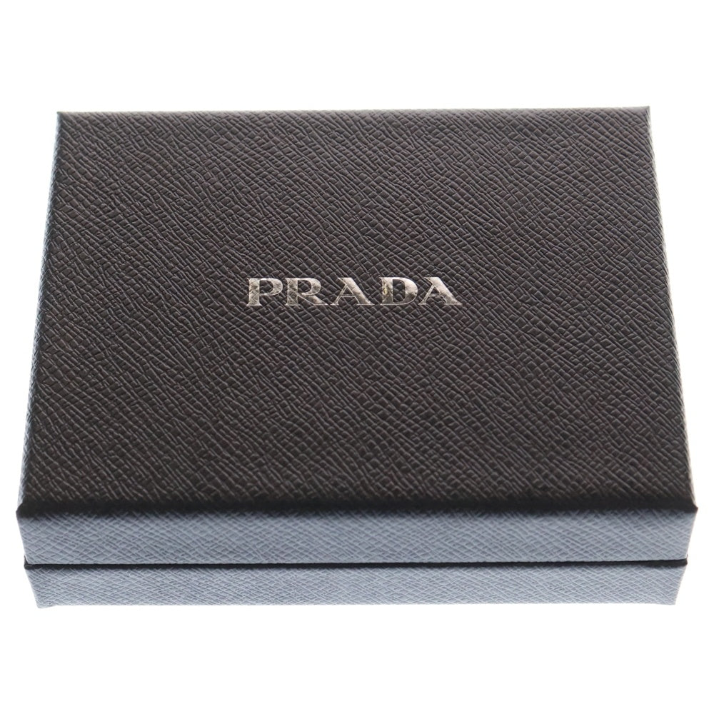 PRADA(プラダ) SAFFIANO サフィアーノ トライアングルロゴ リップスプリント レザー フラグメントケース カード 小物入れ ライトグリーン 1MC086 レディース