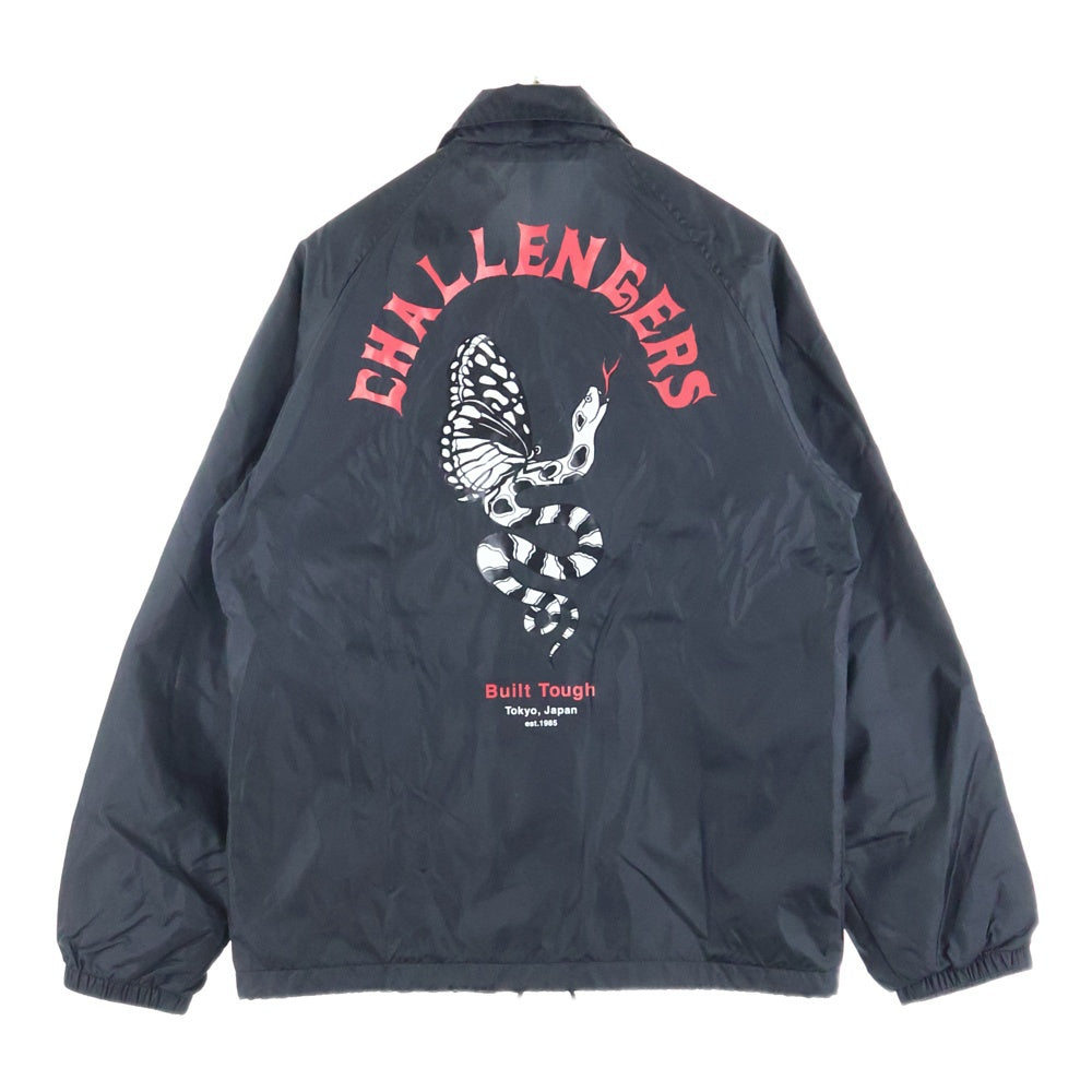 CHALLENGER(チャレンジャー) ×MASH UP COACH JACKET マッシュアップ ナイロン コーチジャケット ブラック