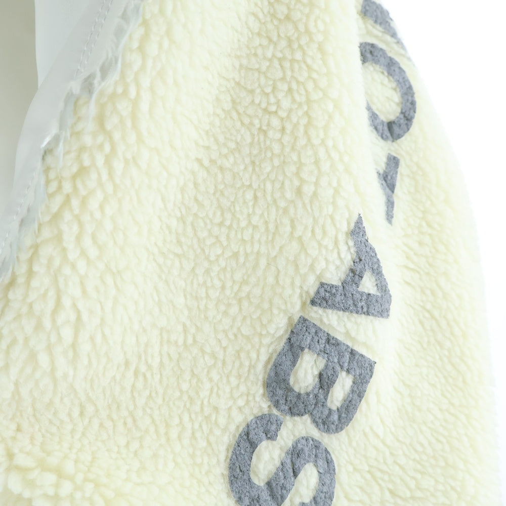 DISCOVERED(ディスカバード) BOA SLEEVE MA-1 フリース切替 ジップアップ ボンバージャケット ホワイト DC-AW22-BL-03