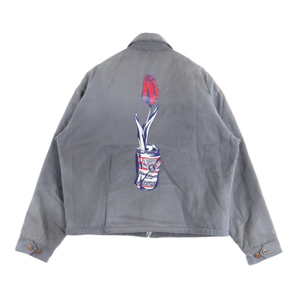 WASTED YOUTH(ウェイステッドユース) JACKET 裏地キルティング ジャケット グレー WY28JK002