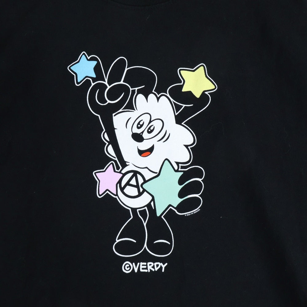 VERDY(ベルディ) ×Complex Miami Vick Tee フロントプリント クルーネック 半袖Tシャツ カットソー ブラック