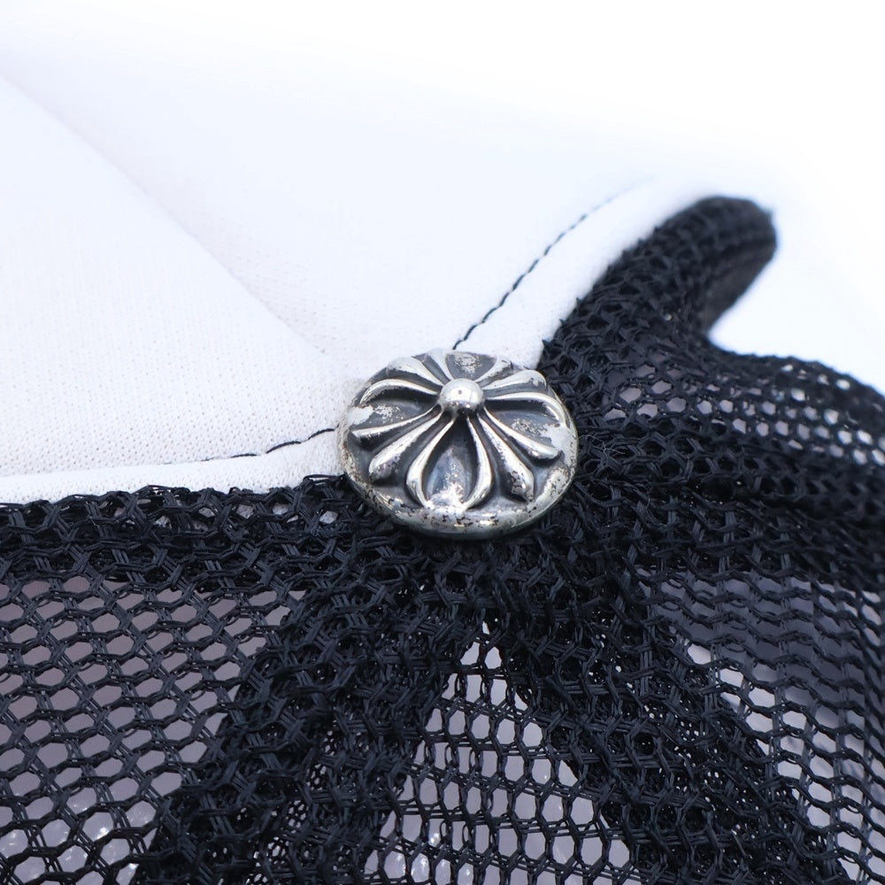 CHROME HEARTS(クロムハーツ) TRUCKER CAP CHパッチメッシュトラッカーキャップ クロスボール付 帽子 ホワイト/ブラック