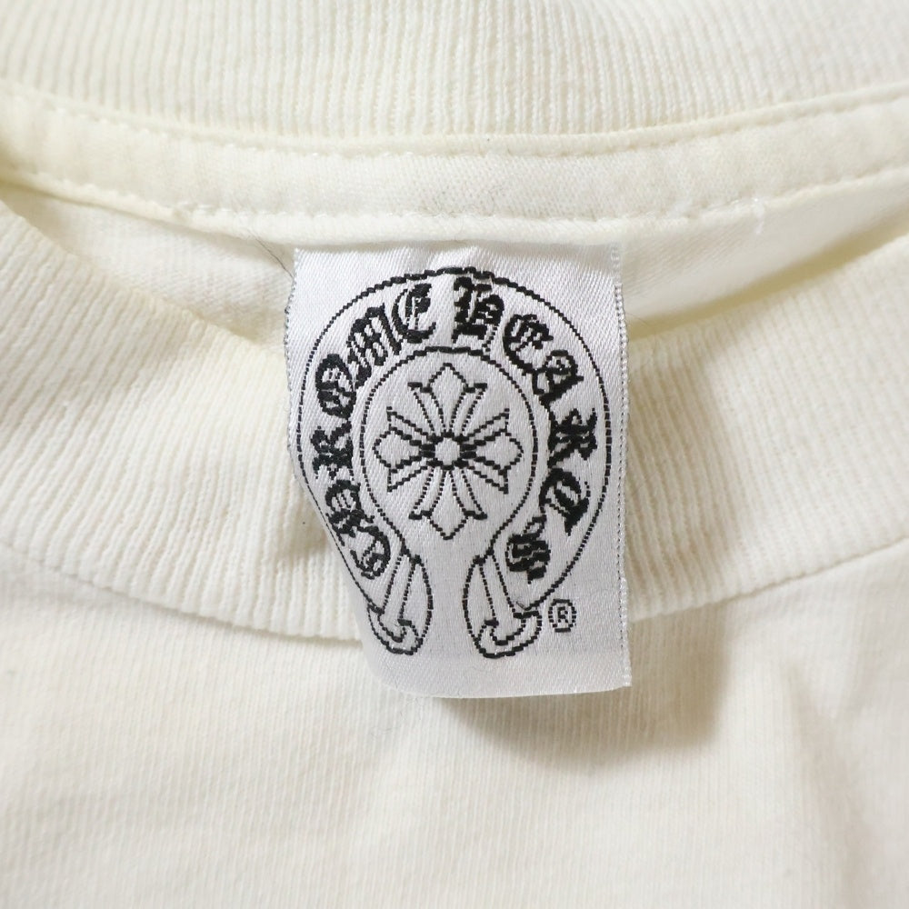 CHROME HEARTS(クロムハーツ) OLD CH L/S T-SHIRT オールド スクロールプリント 長袖Tシャツ ロングスリーブカットソー ホワイト