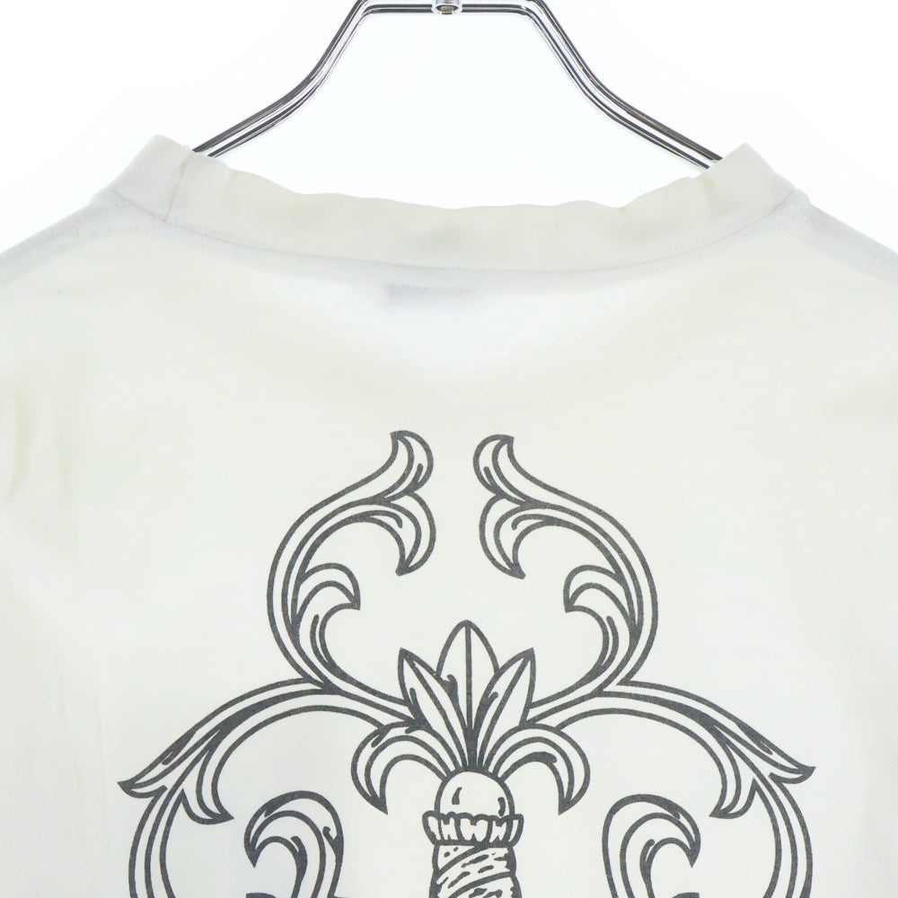 CHROME HEARTS(クロムハーツ) OLD Dagger Tee オールド ダガーロゴプリント 長袖Tシャツ ホワイト