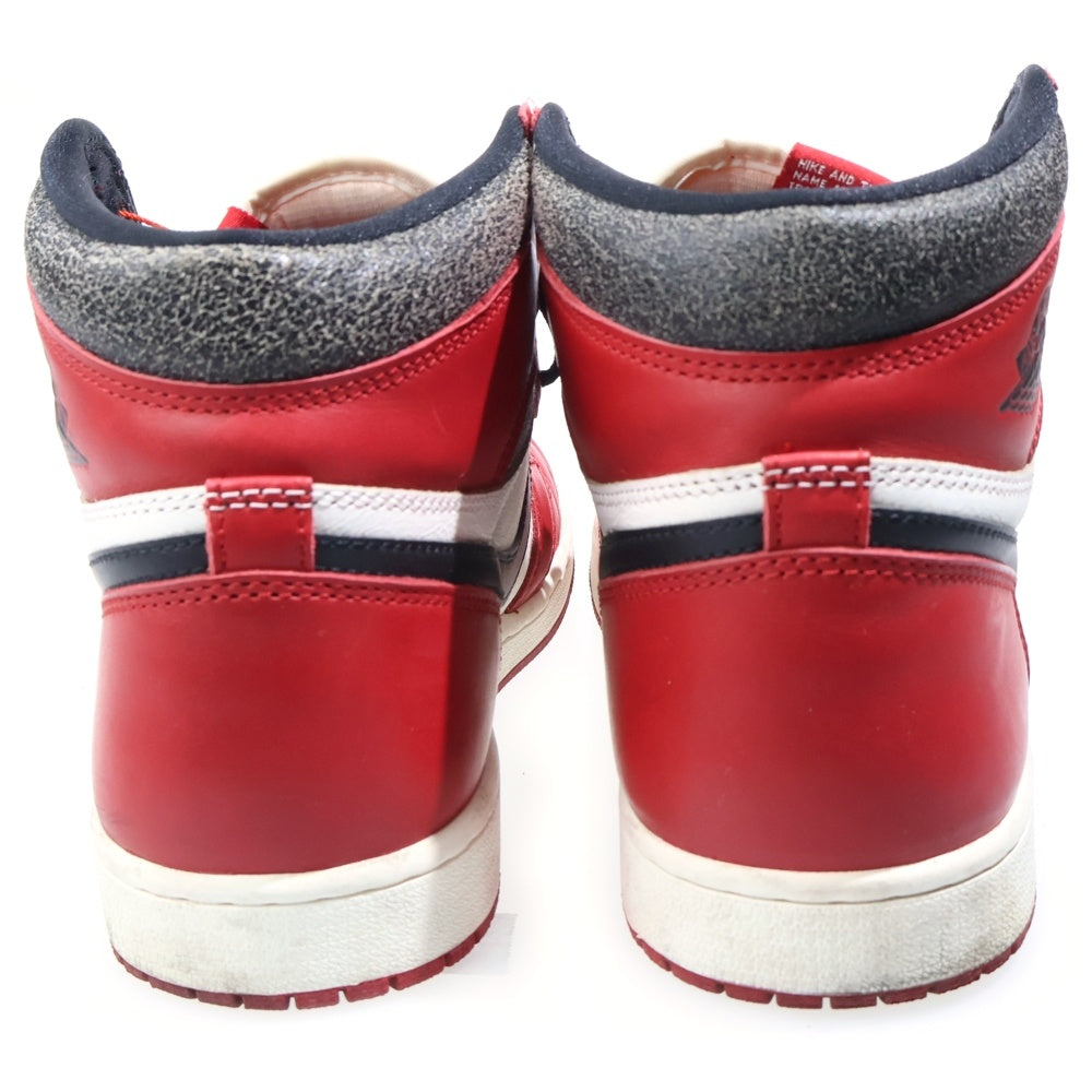 NIKE(ナイキ) AIR JORDAN 1 HIGH OG Lost & Found/Chicago エアジョーダンワン ロストアンドファウンド シカゴ ハイカットスニーカー レッド/ホワイト US11/29.0cm DZ5485-612