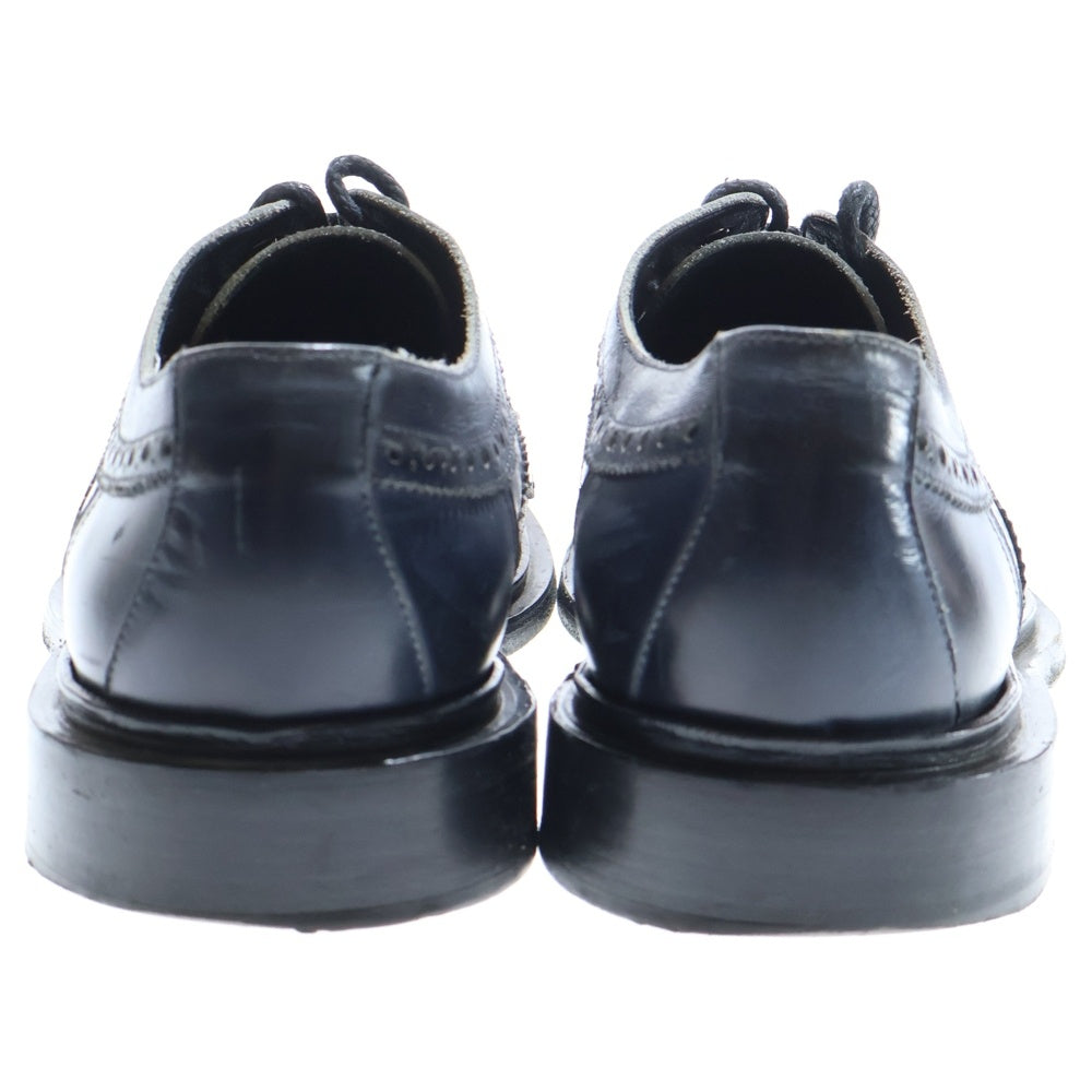 JIMMY CHOO(ジミーチュウ) ウィングチップ レザー ドレスシューズ ブルー/ブラック