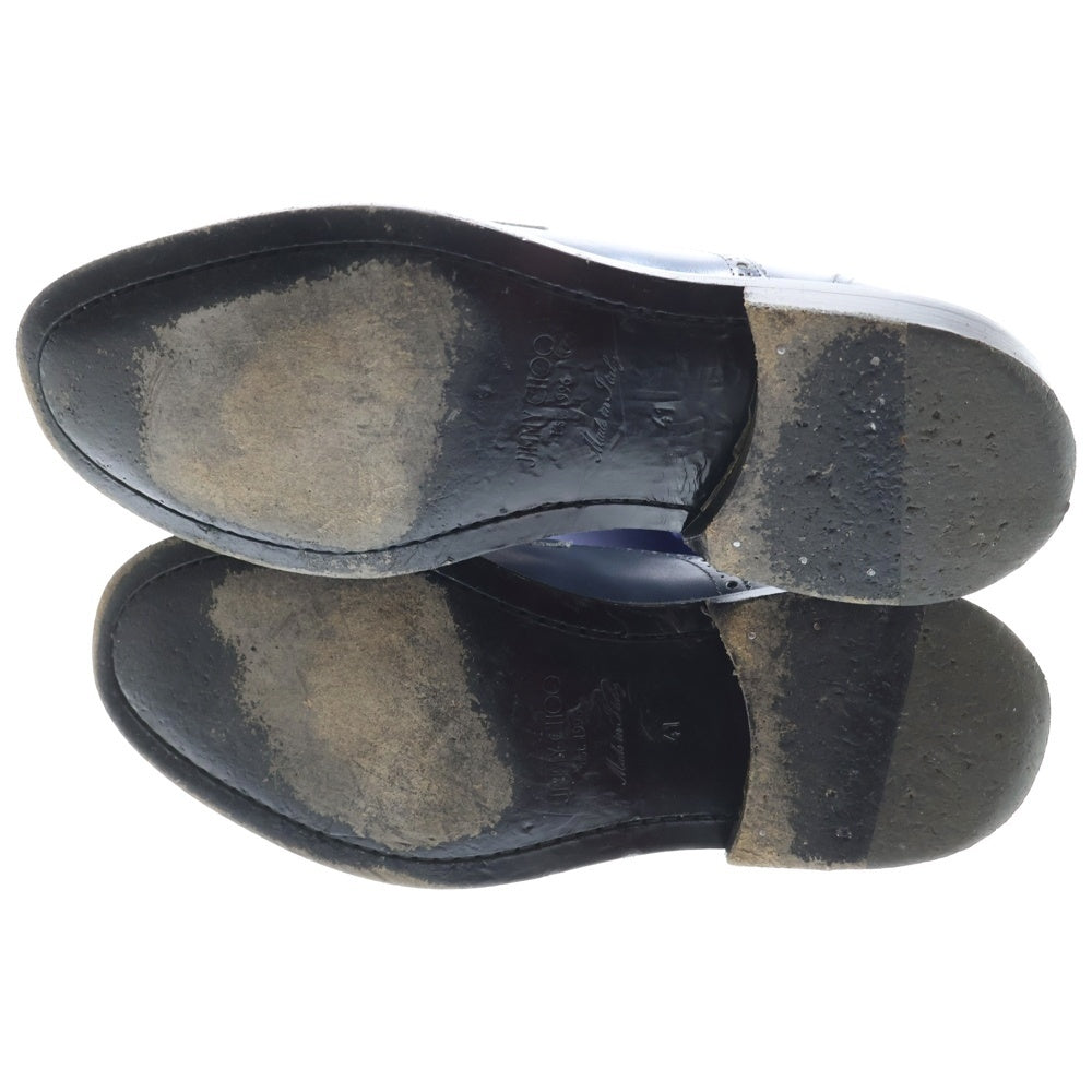 JIMMY CHOO(ジミーチュウ) ウィングチップ レザー ドレスシューズ ブルー/ブラック