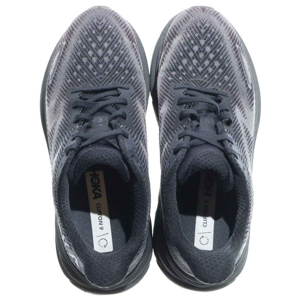 HOKA ONE ONE(ホカオネオネ) M CLIFTON ローカットスニーカー ブラック US8.5D/26.5cm F27222H