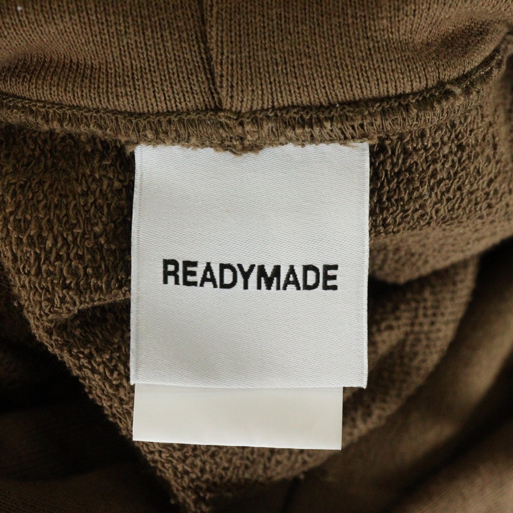 READY MADE(レディメイド) Carnation Exclusive カーネーション バックプリント フーディー プルオーバー スウェットパーカー ブラウン RE-CO-BR-00-00-305