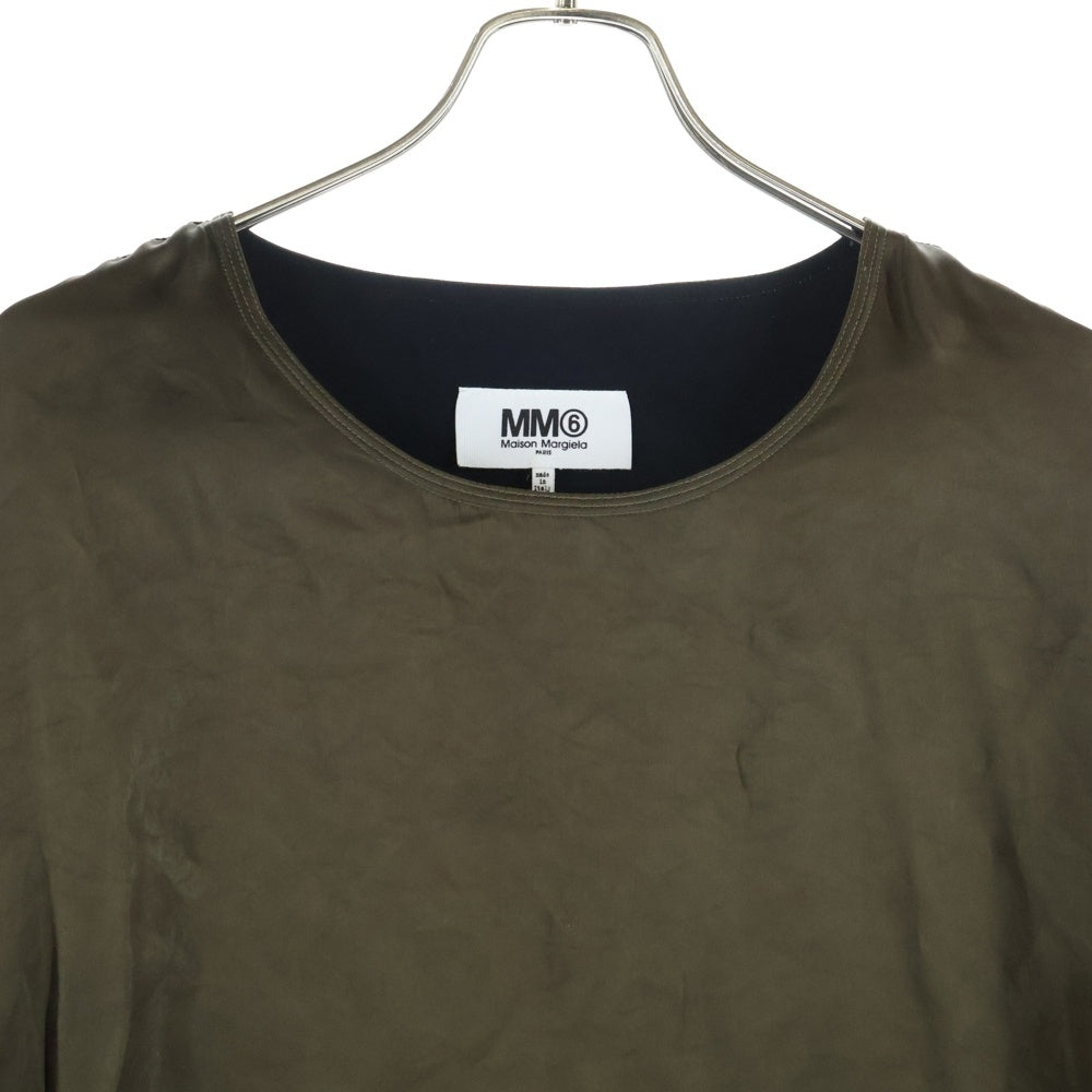MM6 Maison Margiela(エムエムシックスメゾンマルジェラ) 18SS フレンチスリーブ ワンピース レディース カーキ S52CT0306