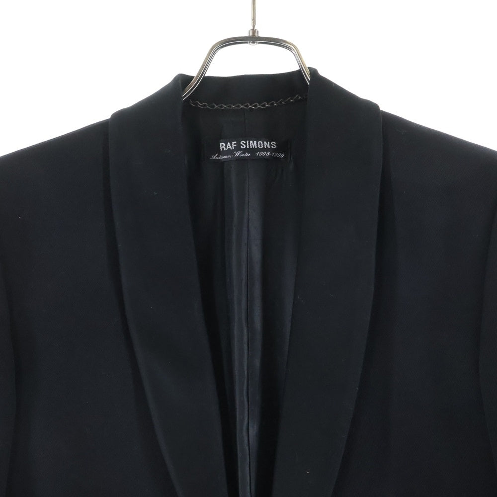 RAF SIMONS(ラフシモンズ) 1998-1999AW チェスターコート ブラック 359-325-0692