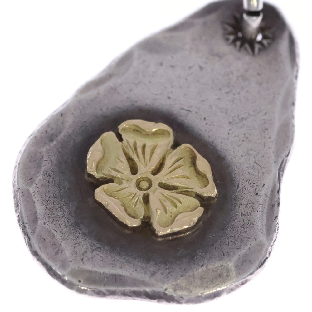 goro's(ゴローズ) ローズ印台メタル ペンダントトップ シルバー/ゴールド BGA083