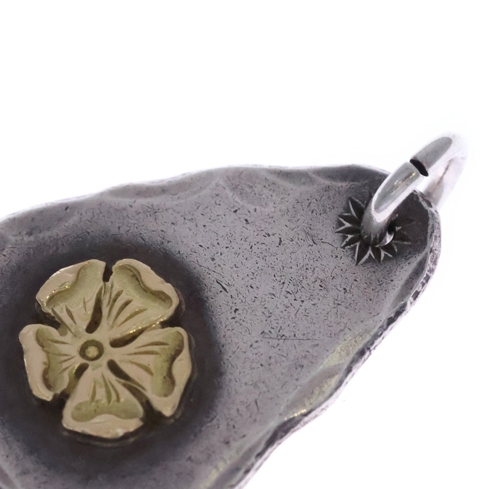 goro's(ゴローズ) ローズ印台メタル ペンダントトップ シルバー/ゴールド BGA083