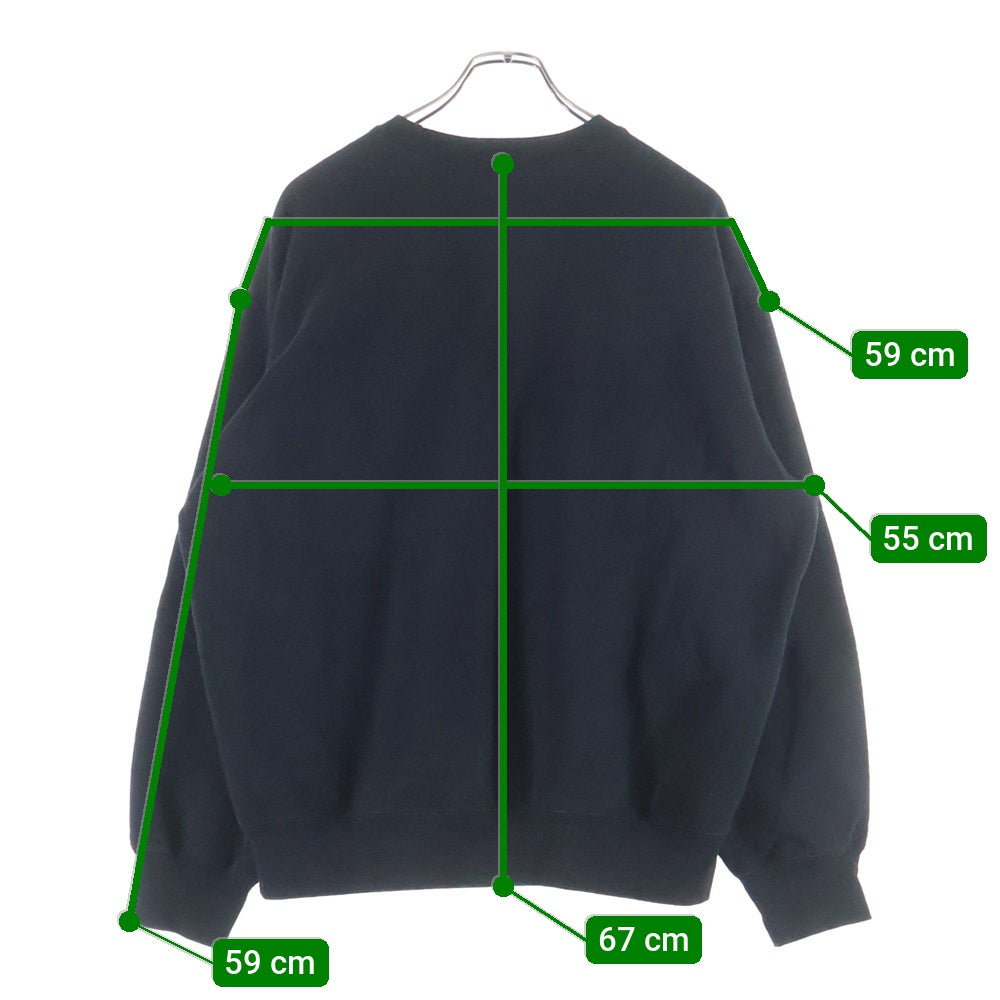 SUPREME(シュプリーム) 25AW Small Box Crewneck スモールボックスロゴ クルーネック 長袖スウェット トレーナー ブラック