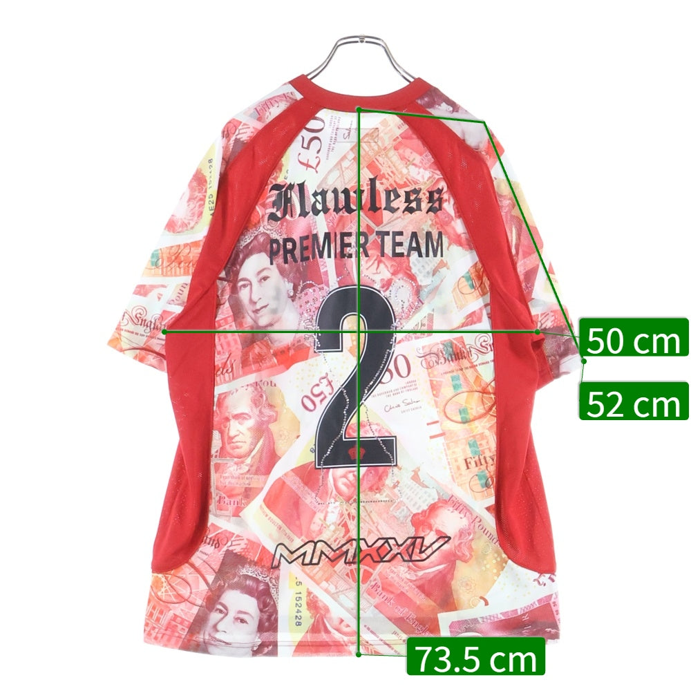 SUPREME(シュプリーム) 25AW Pounds Soccer Jersey パウンズ サッカー ジャージ 半袖シャツ レッド