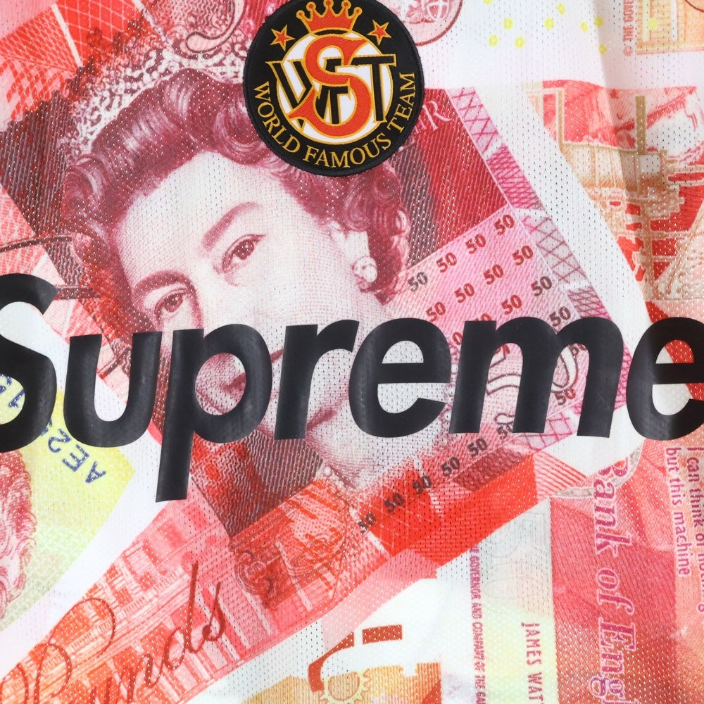 SUPREME(シュプリーム) 25AW Pounds Soccer Jersey パウンズ サッカー ジャージ 半袖シャツ レッド