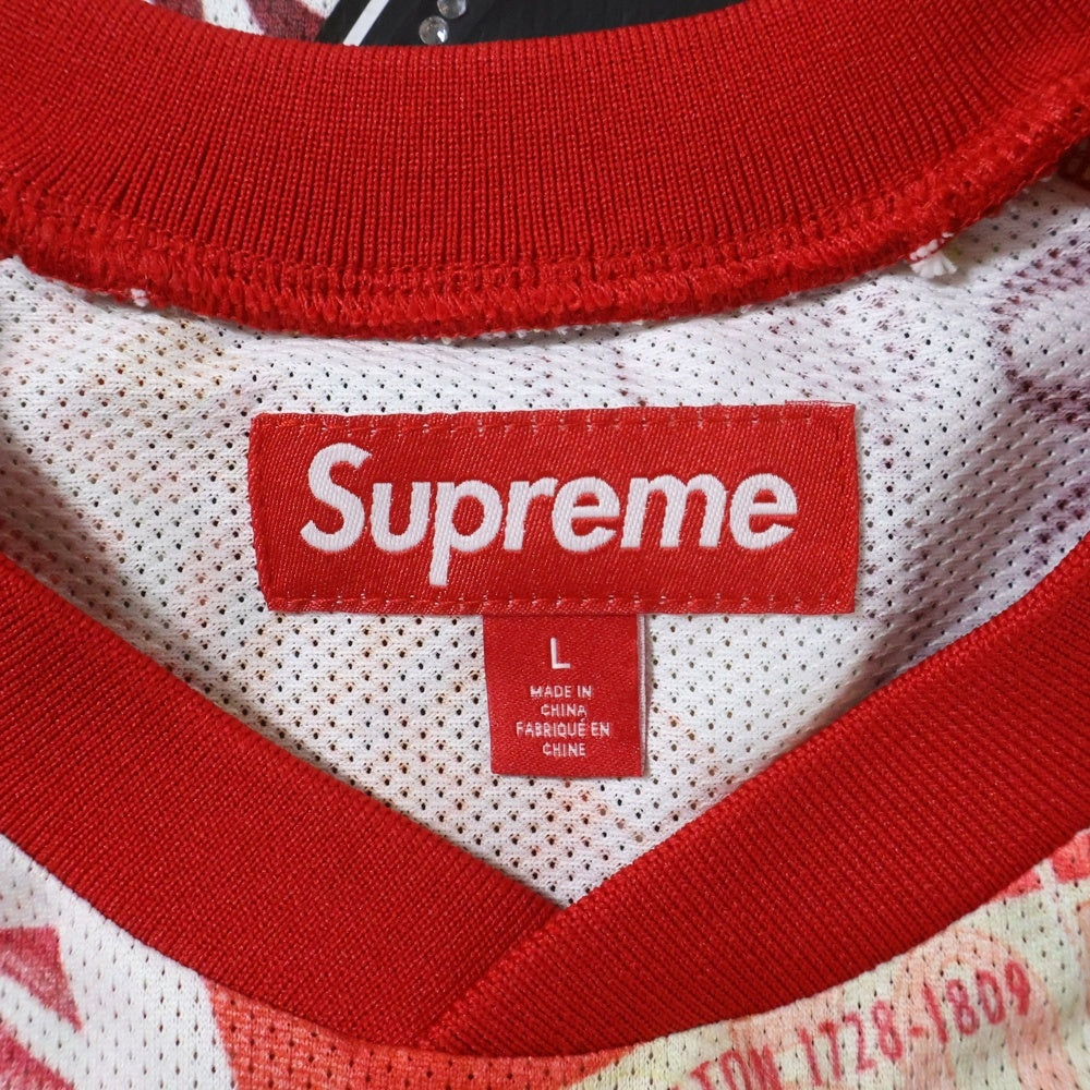 SUPREME(シュプリーム) 25AW Pounds Soccer Jersey パウンズ サッカー ジャージ 半袖シャツ レッド