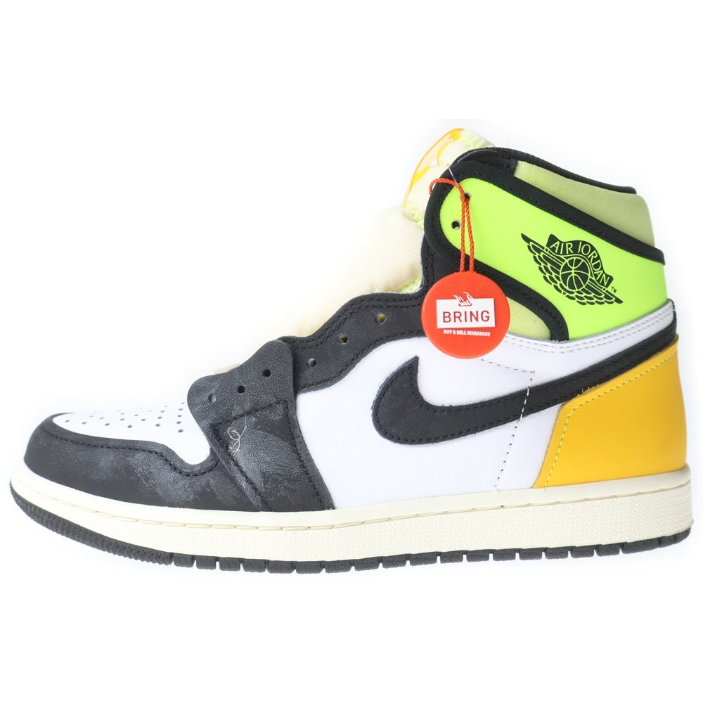 NIKE(ナイキ) AIR JORDAN 1 HIGH OG Volt Gold エアジョーダンワン ボルトゴールド ハイカットスニーカー イエロー/ホワイト US8/26.0cm 555088-118