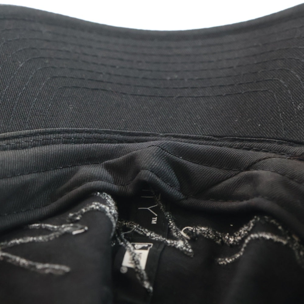 NEW ERA(ニューエラ) ×Yohji Yamamoto ヨウジヤマモト フロント刺繍 ベースボールキャップ ブラック HN-H89-972