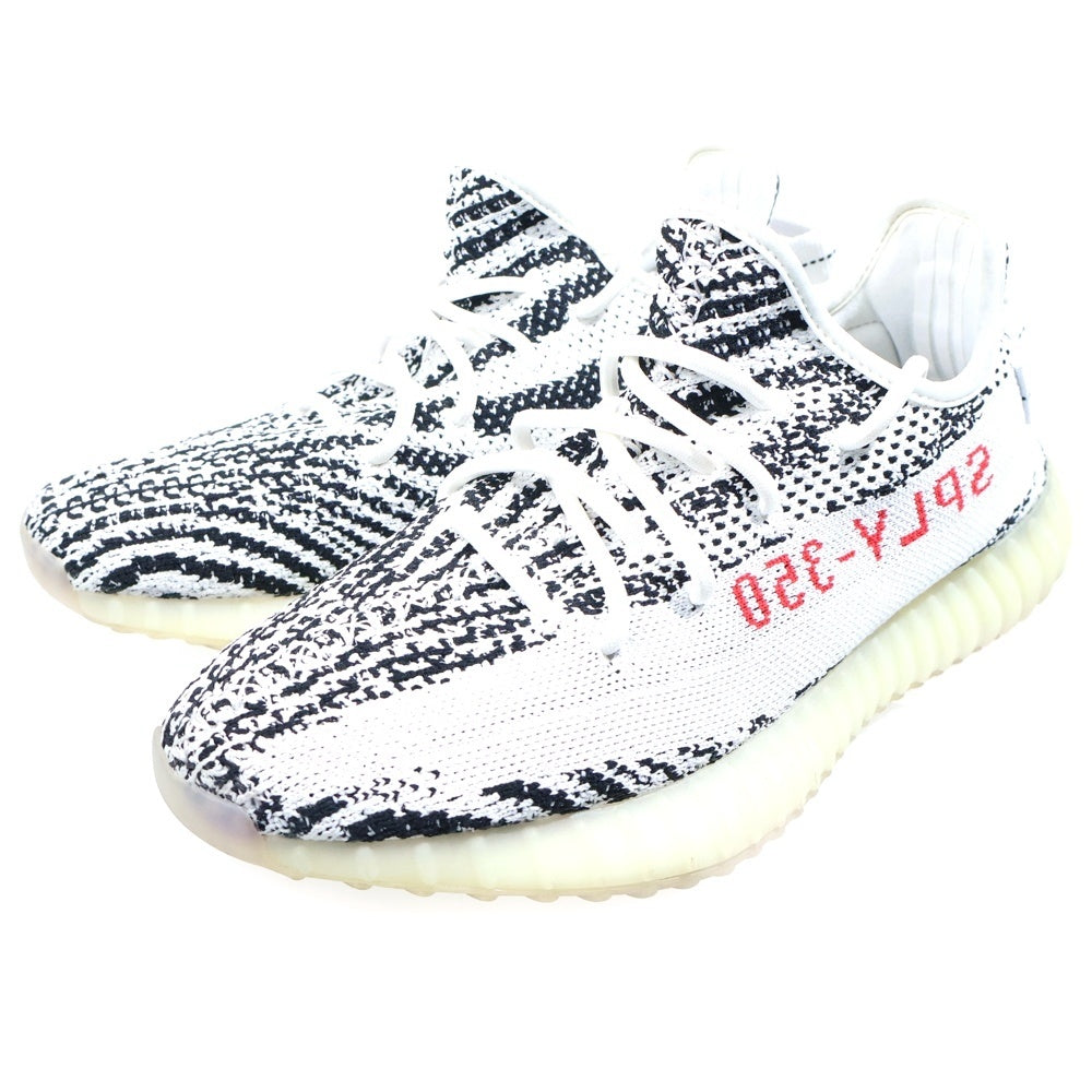 adidas(アディダス) YEEZY BOOST 350V2 ZEBRA CP9654 イージーブースト 350 V2 ゼブラ ローカットスニーカー ブラック/ホワイト US8/26.0cm