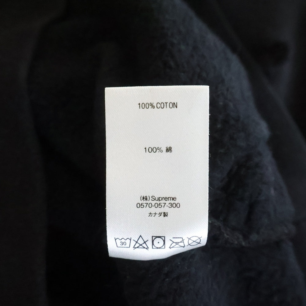 SUPREME(シュプリーム) 20AW Warm Up Hooded Sweatshirt ウォームアップ フーディースウェットシャツ プルオーバーパーカー ブラック