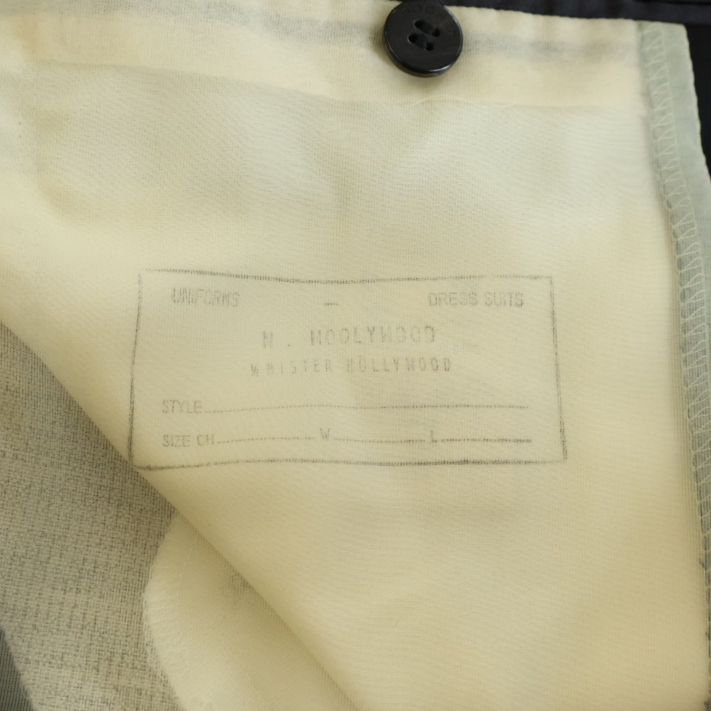 N.HOOLYWOOD(エヌハリウッド) COMPILE セットアップ 2Bジャケット スラックスパンツ ブラック 201-JK01/201-PT01