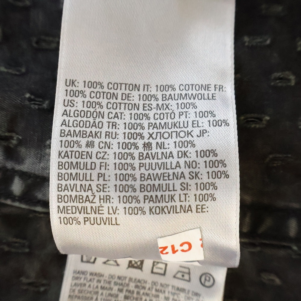 DIESEL(ディーゼル) 24SS S-LAZER レーザー加工 半袖シャツ ショートスリーブ グレー A12967