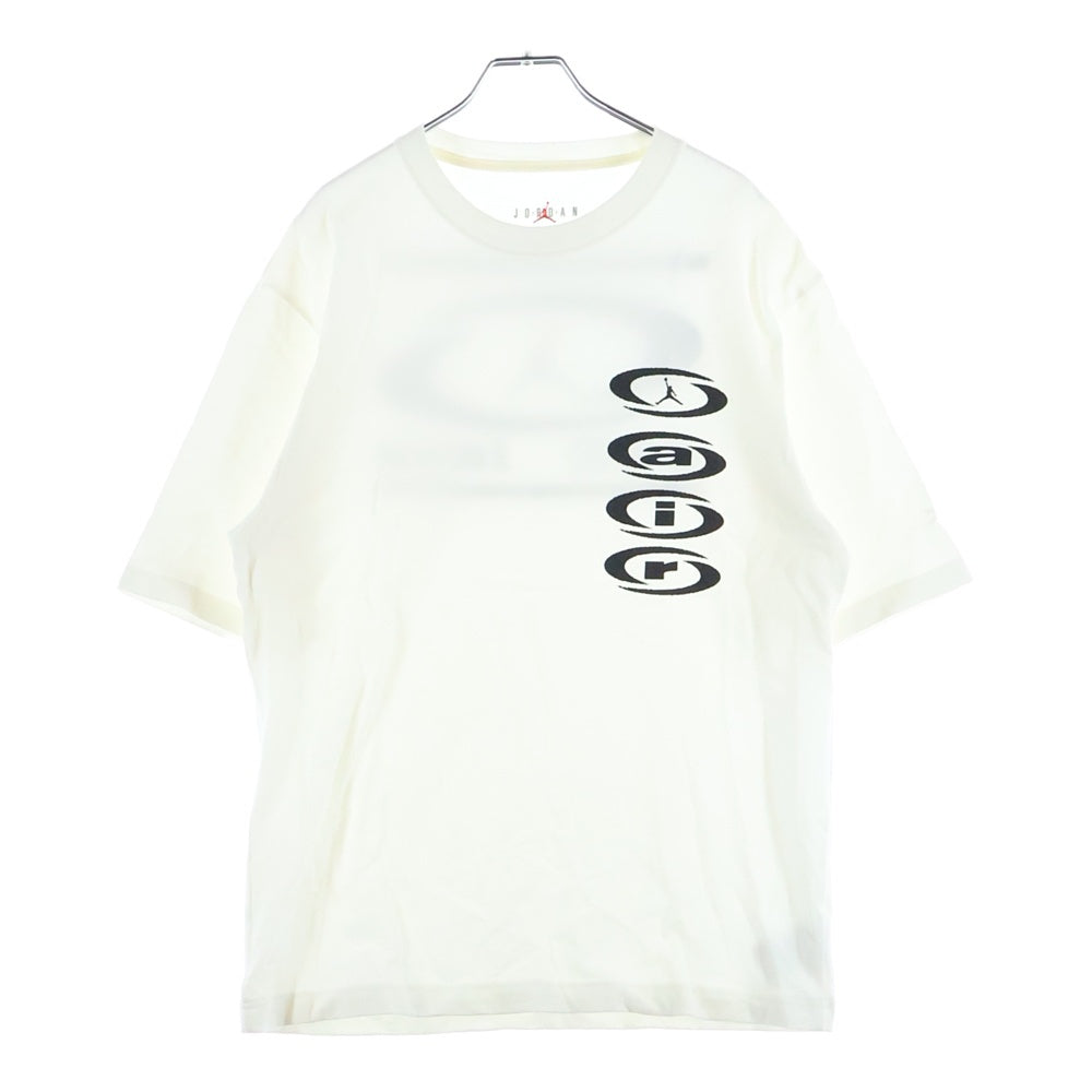 NIKE(ナイキ) JORDAN BRAND M J TS AIR TEE SAIL ロゴプリント クルーネック 半袖Tシャツ カットソー ホワイト DZ5514-133