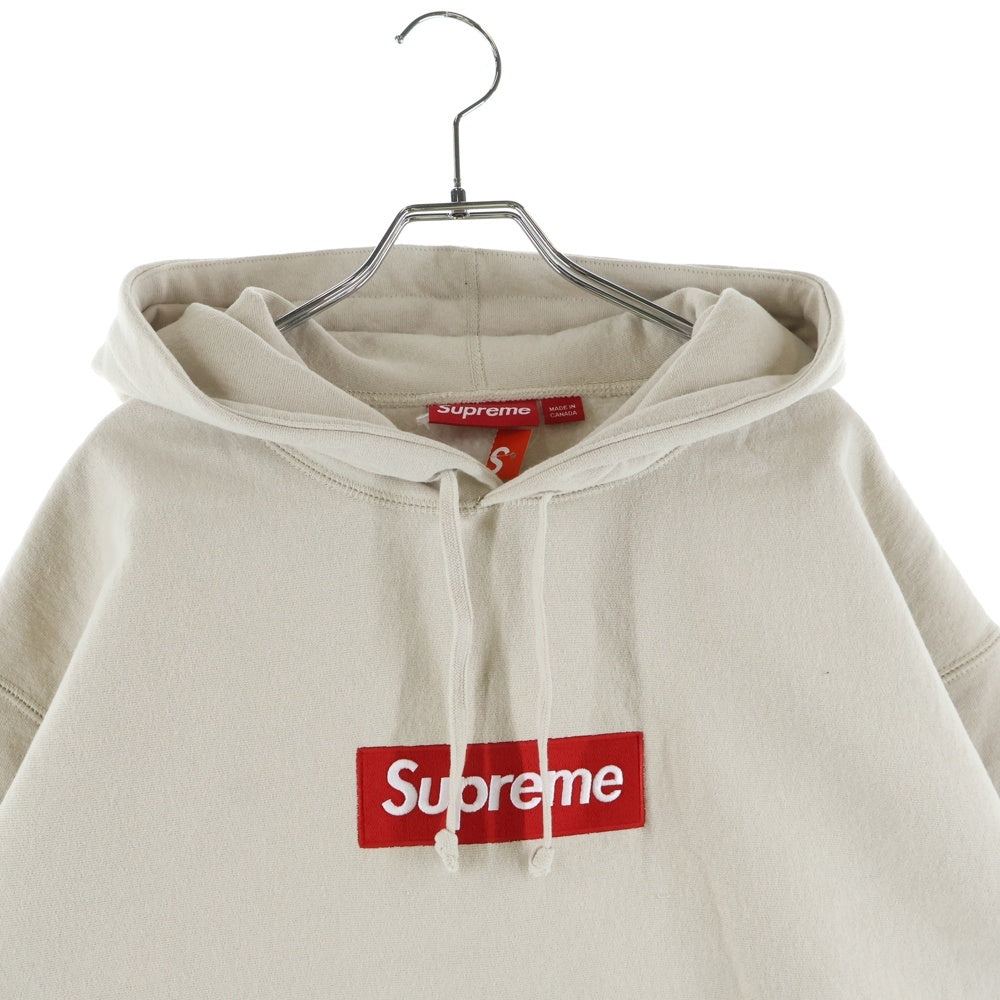 SUPREME(シュプリーム) 24AW Box Logo Hooded Sweatshirt Stone ボックスロゴ フーディ プルオーバースウェットパーカー ストーン ベージュ