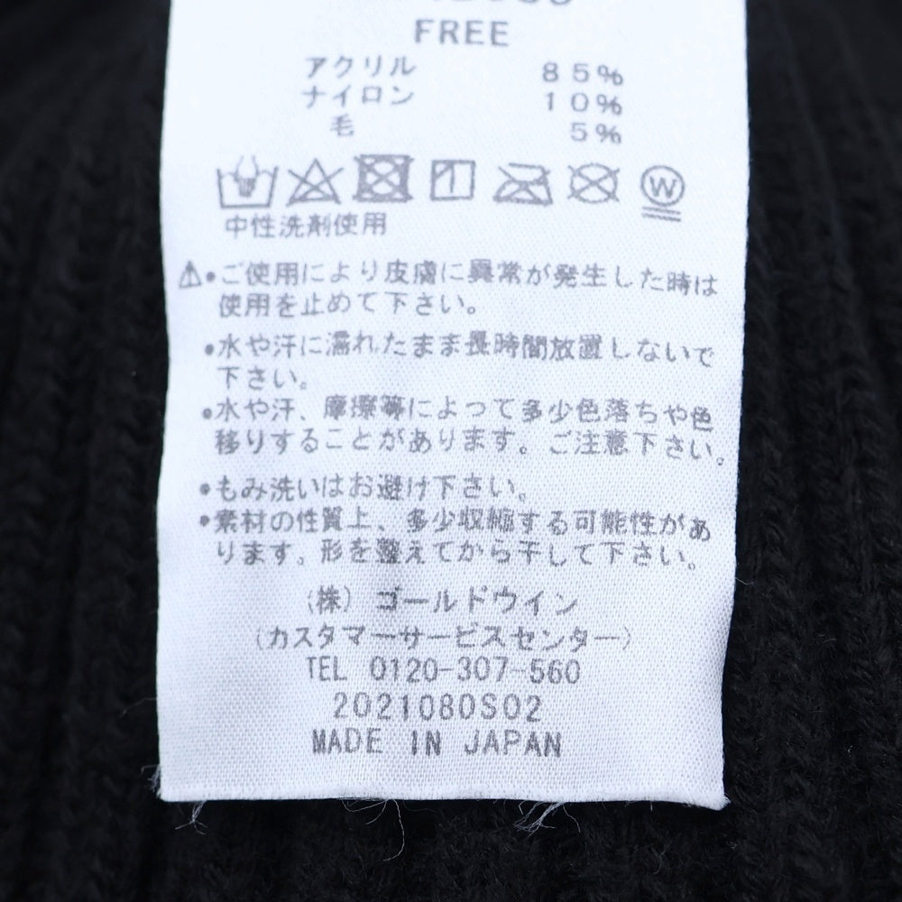 THE NORTH FACE(ザノースフェイス) CAPPUCHO LID カプッチョリッド ロゴ刺繍 アクリルビーニー ニット帽 ブラック NN42035