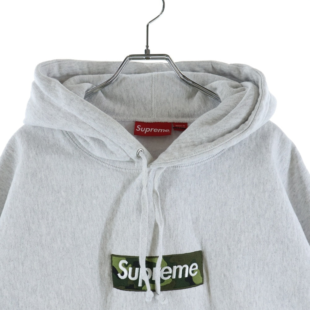 SUPREME(シュプリーム) 23AW Box Logo Hooded Sweatshirt Camo ボックスロゴ フーディーパーカー グレー