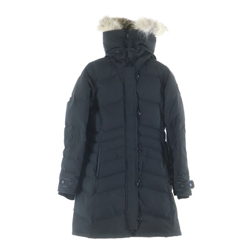 CANADA GOOSE(カナダグース) LORETTE PARKA ファーフーデッド ジップアップ ロレッタパーカー ダウンコート ネイビー レディース 2090LB