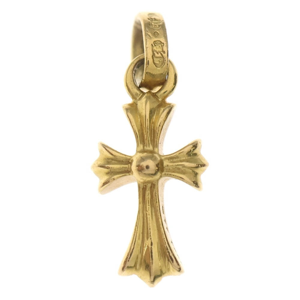 CHROME HEARTS(クロムハーツ) 22K CRS BBYFAT ベイビーファットクロス ペンダントトップ ゴールド BCA037