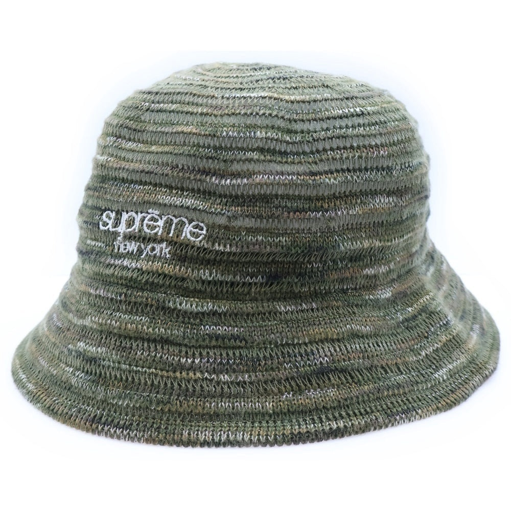 SUPREME(シュプリーム) 25SS Open Knit Crusher オープンニットクラッシャーハット カーキ
