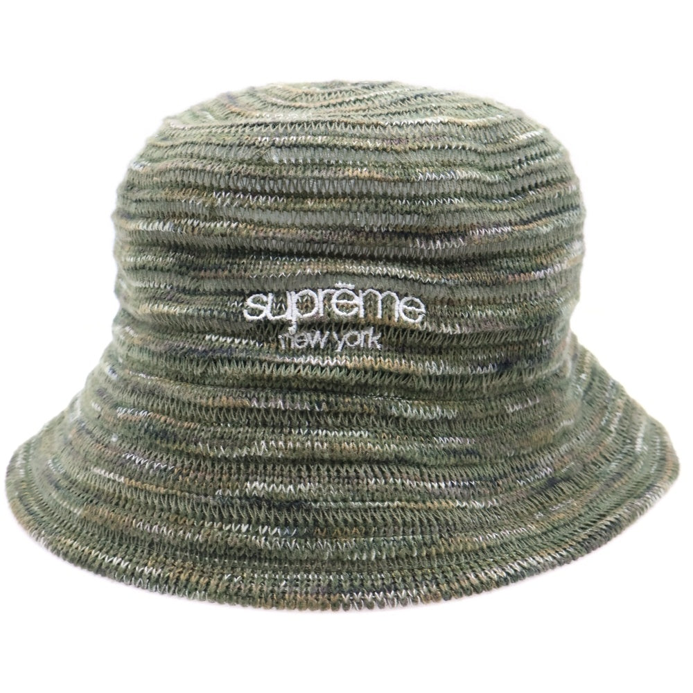 SUPREME(シュプリーム) 25SS Open Knit Crusher オープンニットクラッシャーハット カーキ