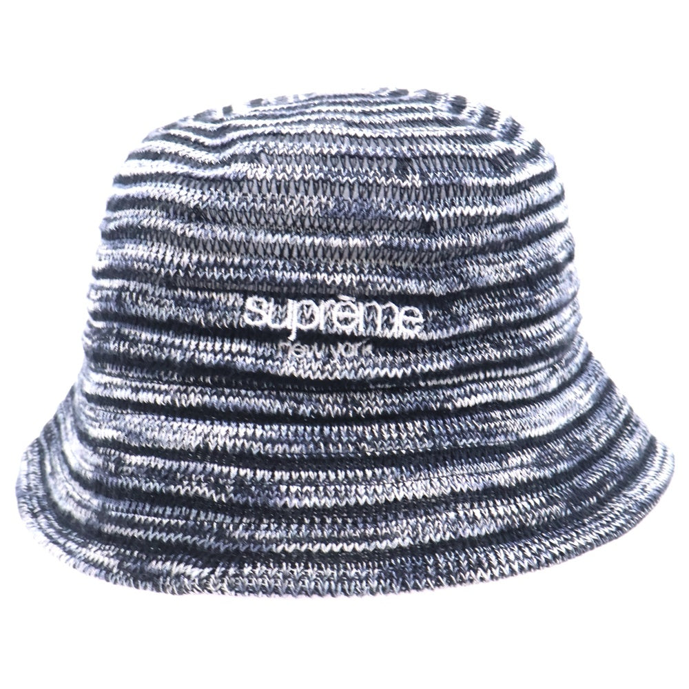 SUPREME(シュプリーム) 25SS Open Knit Crusher オープンニットクラッシャーハット ブラック