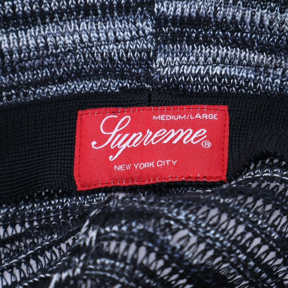 SUPREME(シュプリーム) 25SS Open Knit Crusher オープンニットクラッシャーハット ブラック