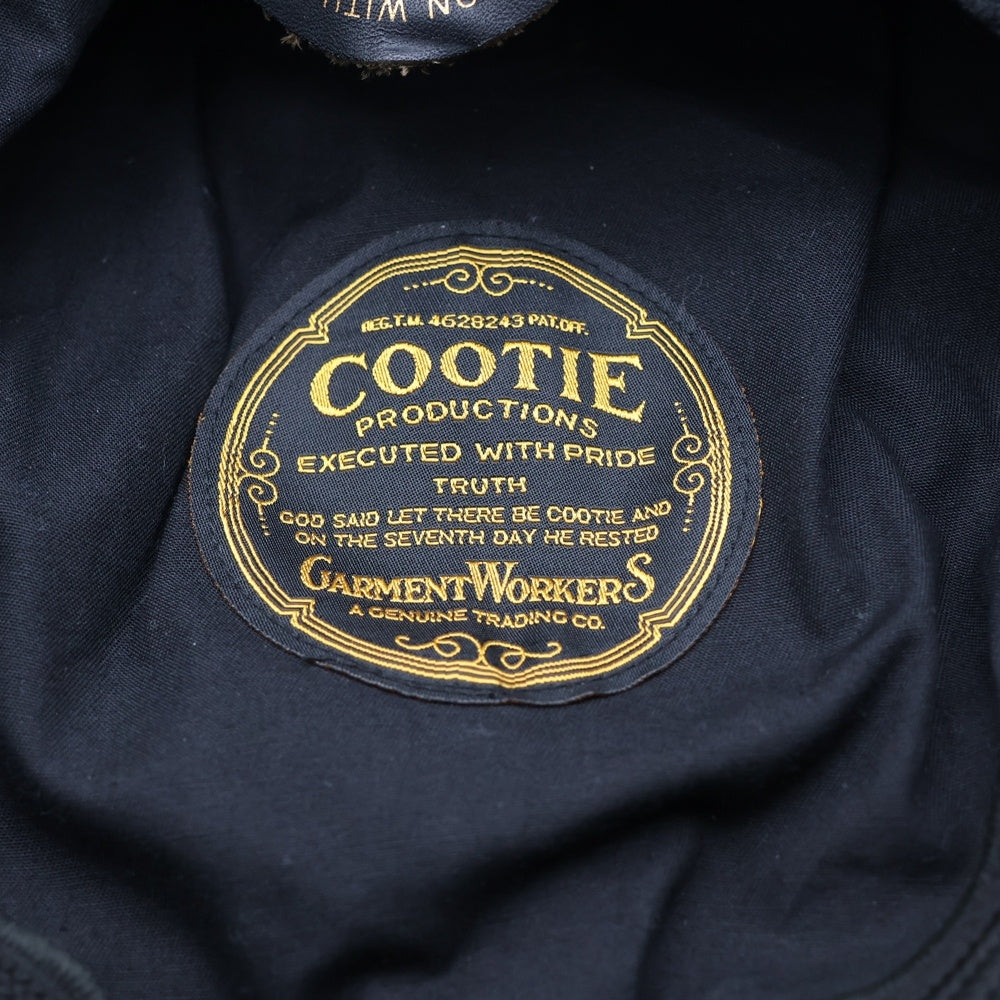 COOTIE(クーティー) コーデュロイ ハンチングキャップ 帽子 ブラック